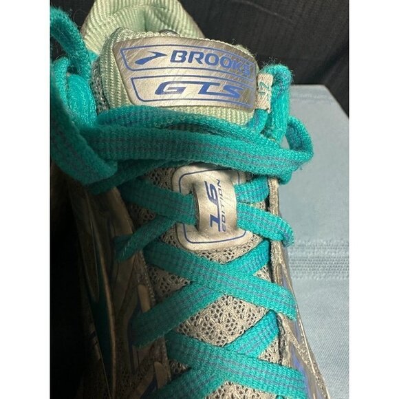 Brooks GTS 16 Women's Grey and Blue Lace Up Low Top Running Sneakers Size 8.5B - Picture 4 of 7